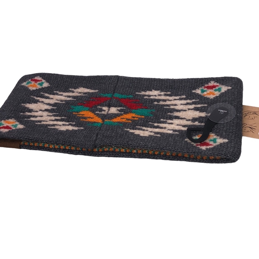 C.C Aztec Print Winter DARK Grey Headbands HeadWrap - Picture 7 of 15